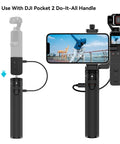 Power Stick Portable Power Bank For DJI Osmo Pocket 2 And 1 With 5000mAh Battery Convertible Charging Base And Phone Holder Mount