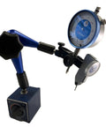 Image of Pro Grade Dial Test Indicator Set with Magnetic Base for Machinists, including 0.03 inch and 0 to 1 inch indicators.
