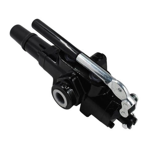 Heavy Duty Hydraulic Log Splitter Valve With Auto Return Detent 25 GPM At 3500 PSI Half Inch Work Ports, black and metal design