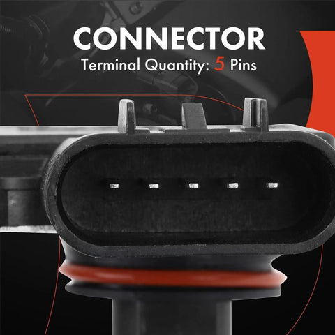 Close-up of 5-pin connector for Mass Air Flow Sensor 5 Pins Direct Fit Plug And Play Replacement For Chevrolet Colorado 2004 2005 2006
