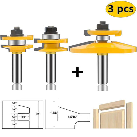 Pro Grade Router Bit Set 1/2
