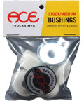 White Standard Medium Truck Bushings for AF1 and Classic Skateboard Trucks in packaging, visible cushions and washers.