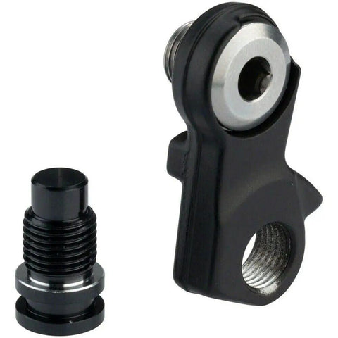 RD R8000 Rear Derailleur Bracket Axle Unit For Normal Type Road Bikes Crisp Shifting Rock Solid Alloy Build Corrosion Resistant Construction Easy Install Durable Part For Smooth Gear Changes On Every Ride Ride Ready, black alloy replacement part