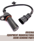 Crankshaft Position Sensor For Cars Rock Solid High Temperature Resistant Replacement OEM 39180-2B000 391802B000 Black Easy Install For Reliable Ignition Timing And Engine Performance, black wired sensor