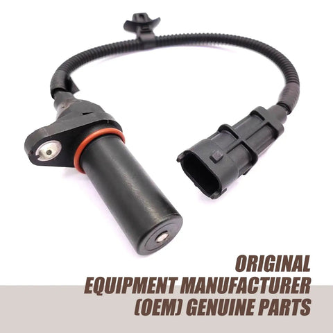 Crankshaft Position Sensor For Cars Rock Solid High Temperature Resistant Replacement OEM 39180-2B000 391802B000 Black Easy Install For Reliable Ignition Timing And Engine Performance, black wired sensor