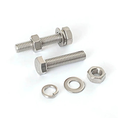 All In One 304 Stainless Steel M6 Hex Socket Head Cap Screws And Nuts Kit 50 Sets Fasteners For Tough Indoor Outdoor Projects Built To Last Weather Resistant Corrosion Proof And Easy To Install, bolts and washers