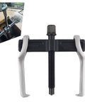 Built Tough Dual Purpose 2 Jaw Car Bearing Puller with Adjustable Design showing non-slip grip and usage detail.
