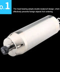 Rock Solid 5.5 Kilowatt Water Cooled Spindle Motor Packs Hella Smooth Performance At 24000 Rpm High Speed For Cnc Routers Features shiny silver body with double dustproof design.