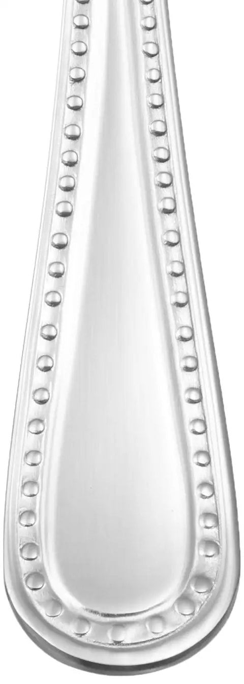 Top Tier Stainless Steel Dinner Spoons With Pearled Edge Handles Solid Balance Build Dishwasher Safe And Slick Silver Polish Gives Your Table A Knockout Vibe For Game Night Or Family Suppers Pack Of Twelve
