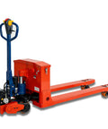 Ultra Heavy Duty Electric Pallet Jack Truck With Massive 17600 Lb Capacity Rock Solid Steel Frame And Lithium Battery Power for easy warehouse movement.