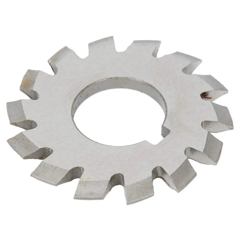 Pro Grade High Speed Steel Gear Cutter Set For Gear Milling 20 Degree Cutting Tool, one cutter from 8-piece industrial quality set.