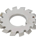 Close-up of a single cutter from 8 Piece Gear Cutter Set HSS Milling Cutters With 20 Degree Pressure Angle For Gear Machining Pro Grade Tools