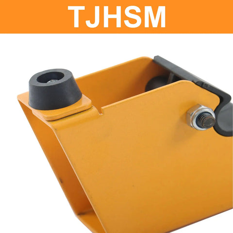 Close-up of Replacement Miter Saw Mounting Brackets Kit For DWX724 DWX730 DWX725 DWX725B DW723 DWX723 DE7030, orange color