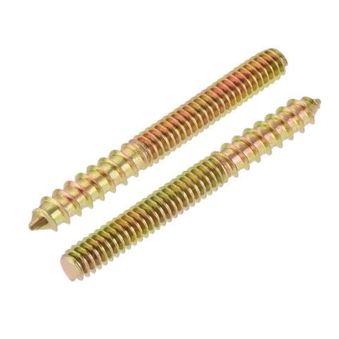 150 Pack M4 Hanger Bolts For Wood To Metal DIY Ready Double Ended Threaded Studs Self Tapping Screws 30mm Length