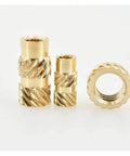 Hot Melt Brass Insert Nuts Kit For 3D Printing And Electronics 50 Pcs M2 M2.5 M3 M4 M5 M6 Knurled Copper Inserts For Plastic Boards