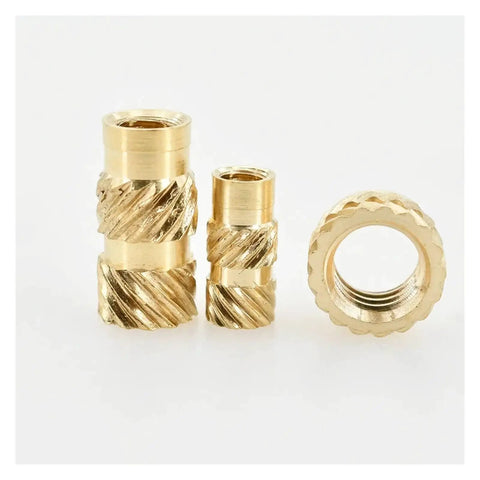 Hot Melt Brass Insert Nuts Kit For 3D Printing And Electronics 50 Pcs M2 M2.5 M3 M4 M5 M6 Knurled Copper Inserts For Plastic Boards