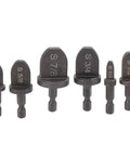 Heavy Duty Copper Flaring Tool Kit For Swagging Air Conditioner Lineset Expansion Ex Handle Pipe Expander For Soft Metal Tubes with multiple sizes of steel cone bits.
