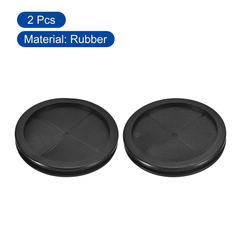 Two Pack Rubber Grommets For Four And Three Eighths Inch Drill Hole With 100mm Inner Diameter And 120mm Outer Diameter Double Sided