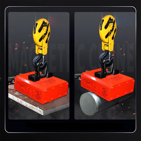 Heavy Duty Permanent Lift Magnet With No Hassle Release Lever For Shop Cranes And Hoists Rock Solid NdFeB Steel Sheet Puller six hundred kg capacity lifting steel plate and cylinder.