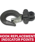 Half-Ton Hand Chain Hoist With 10 Ft Lift And Industrial Build, 360 Degree Rotating Alloy Steel Hooks, heat-treated load plates