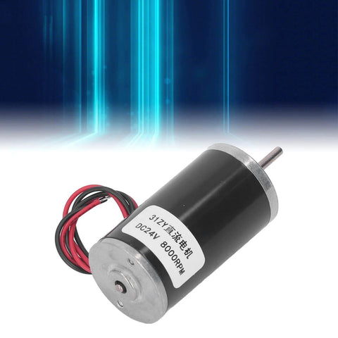 24V Adjustable Speed Permanent Magnet DC Motor With CW CCW Rotation Low Noise Stable Output All Metal Construction For Smart Toys 8000RPM
