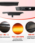 Acura TL Amber Red LED Side Marker Lights Smoked Lens Front and Rear Left and Right Replacement Kit Fits 2004 2005 2006 2007 2008
