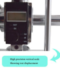 Spring Testing Meter 500N Push-Pull Tensile Tester For Extension And Compression With 99 Data Storage, multi-unit LCD on metal frame