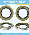 4 Pack 10 36 Lot Of 4 Double Lip Grease Seals 2.25 By 3.376 Inch For Trailer Hub Bearings Protection Fits Dexter 010 036 00