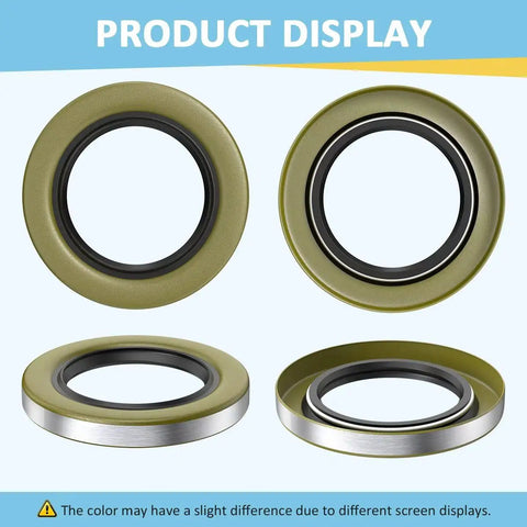 4 Pack 10 36 Lot Of 4 Double Lip Grease Seals 2.25 By 3.376 Inch For Trailer Hub Bearings Protection Fits Dexter 010 036 00