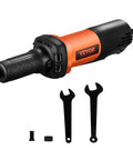 Heavy Duty Workhorse Die Grinder With Variable Speed 7000 To 30000 Rpm, featuring an ergonomic grip and accessories for metal polishing.