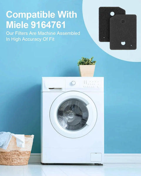 Must Have Plinth Filter Replacement For T1 Dryer 9164761 Heat Pump Toe Kick Lint Foam Filter with laundry basket