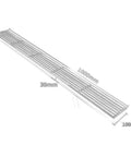 All Weather Trench Drainage System With Hidden Grate Kit For Outdoor Pathways Driveways Patios Courtyards And Lawn Drainage