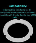 Clear Silicone Sealing Gasket For Coffee Machines 76X57X7MM OE 6V0945246 CL-00788, fits various barista machines