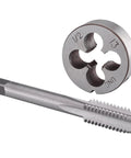 Pro Grade 1/2 Inch 13 UNC Tap And Die Set For Right Hand Threads Machine Thread Tap And Die High Speed Steel Tap Alloy Tool Steel Die