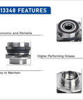 Close-up of Wheel Hub And Bearing Assembly 513348 features, showing economic, reliable design with high-performing grease
