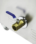 Valveless intake connection on the Massive 58L Commercial Ultrasonic Cleaner Tank With 40Khz Pulses for easy operation.