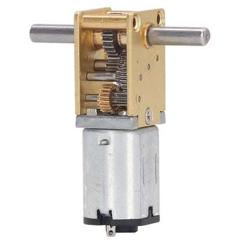 Heavy Hitter Brushed DC Gear Motor Churning Out Steady 34RPM Torque Via Dual Shafts And All Steel Gears Rock solid motor with metal gearing.