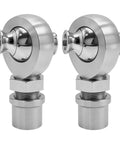 Heavy Duty One Inch Chromoly Heim Joint Rod End Kit With Right And Left Hand Threads Plus Tube Adapter Two Pack for suspension.
