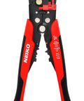 Front view of 3 In 1 Automatic Wire Stripper Cutter And Crimping Tool With Self Adjusting Pliers For Copper And Aluminum Wires Up To 10 AWG