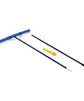 Floating Lake Weed Rake With 11 Foot Extension Handle And 50 Foot Rope 48 Inch Wide Debris Retriever shown disassembled