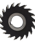 Front view 18-tooth 100mm face milling cutter, high-speed steel, metalworking tool