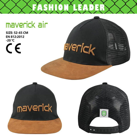 Maverick Air Safety Bump Cap With Extra Venting All Day Breathable Lightweight Baseball Cap Style Head Protection Brown