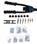 Awesome GFSGHZZ Hand Riveter Tool Set With Auto Locking Mechanism And 126 Piece Rivet Kit For M3 To M12 Fasteners Perfect For DIY Pros and Home Projects, hand riveter with rivet nuts