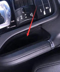 Set Of 2 Center Console Side Storage Boxes For Porsche Cayenne 2011 2018 installed in vehicle
