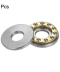 5 pcs HARFINGTON F8-22M miniature thrust ball bearings with washers; chrome steel, 8 mm bore, 22 mm OD, 7 mm thick