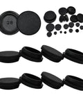 Round Hole Silicone Plugs Kit For Home Auto And Industrial Use With No Fuss Groove Design Grommets shown in various sizes