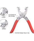 Universal Handheld Metal Snap Button Plier Kit For DIY Fabric Sewing Projects Pearl Snap Fasteners Tool Grab N Go Easy