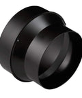 4 To 5 Inch Kitchen Vent Duct Expander Adapter For Easy Plug-In 4 Inch To 5 Inch Round Duct Connection UL 94 Flammability Compliant No-Fuss Fit For Home Vent Fans And Hood Systems, black plastic
