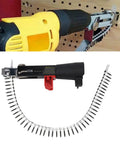 Automatic Chain Nail Gun Electric Screw Gun Built Tough With Lightweight Aluminum smooth grip and adjustable nose for drywall fastening.