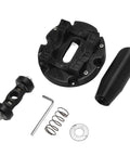 Sequential Shifter Mod Plate For TH8A USB Racing Wheel Adapter components including base, spring, and tools for fast shifts.